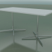 Modelo 3d Mesa retangular com base dupla 5527, 5507 (H 74 - 79x179 cm, branco, LU1) - preview