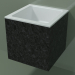 3d model Lavabo de pared (02R112101, Nero Assoluto M03, L 36, P 36, H 36 cm) - vista previa