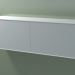 modello 3D Scatola doppia (8AUFBA03, Glacier White C01, HPL P03, L 144, P 36, H 48 cm) - anteprima