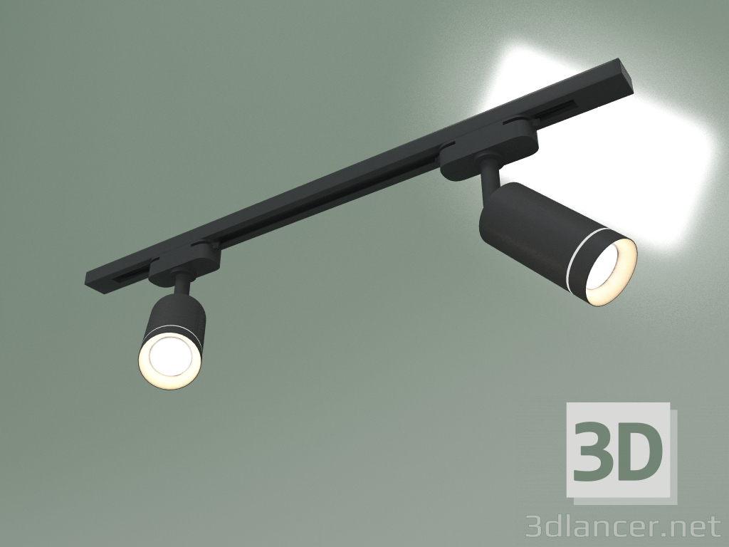 3d model Foco de carril LED Glory LTB39 (negro) - vista previa