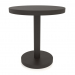 3d model Dining table DT 012 (D=700x750, wood brown dark) - preview