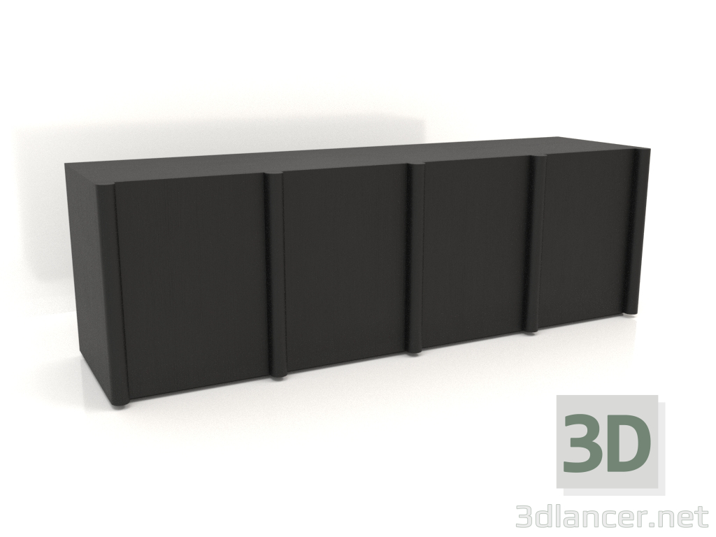 3d модель Буфет MW 05 (2465х667х798, wood black) – превью