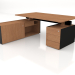 Modelo 3d Mesa de trabalho Viga Executive V09L (1800x1801) - preview