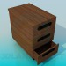 3d model Gabinete con cajones - vista previa