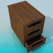 3d model Gabinete con cajones - vista previa