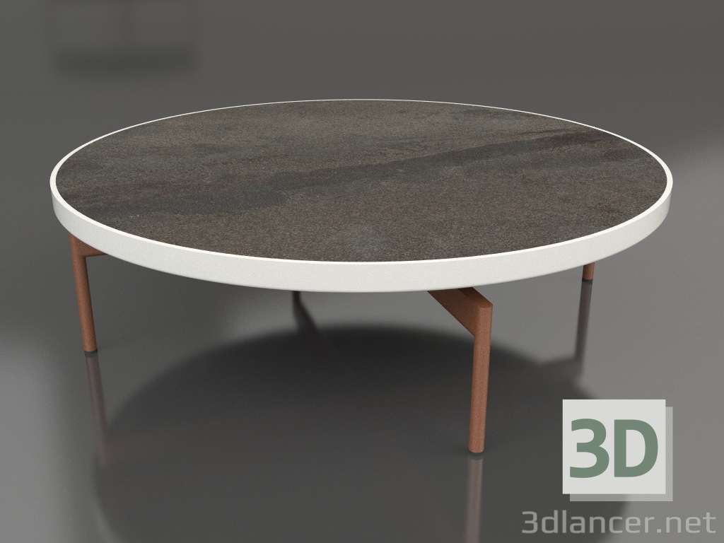 3d модель Стіл журнальний круглий Ø120 (Agate grey, DEKTON Radium) – превью