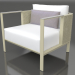 3d model Sillón (Oro) - vista previa