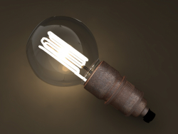 Eco-filament Globe shaped bulb