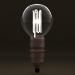 3d Eco-filament Globe shaped bulb model buy - render