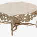 3d model Coffee table with marble top - preview