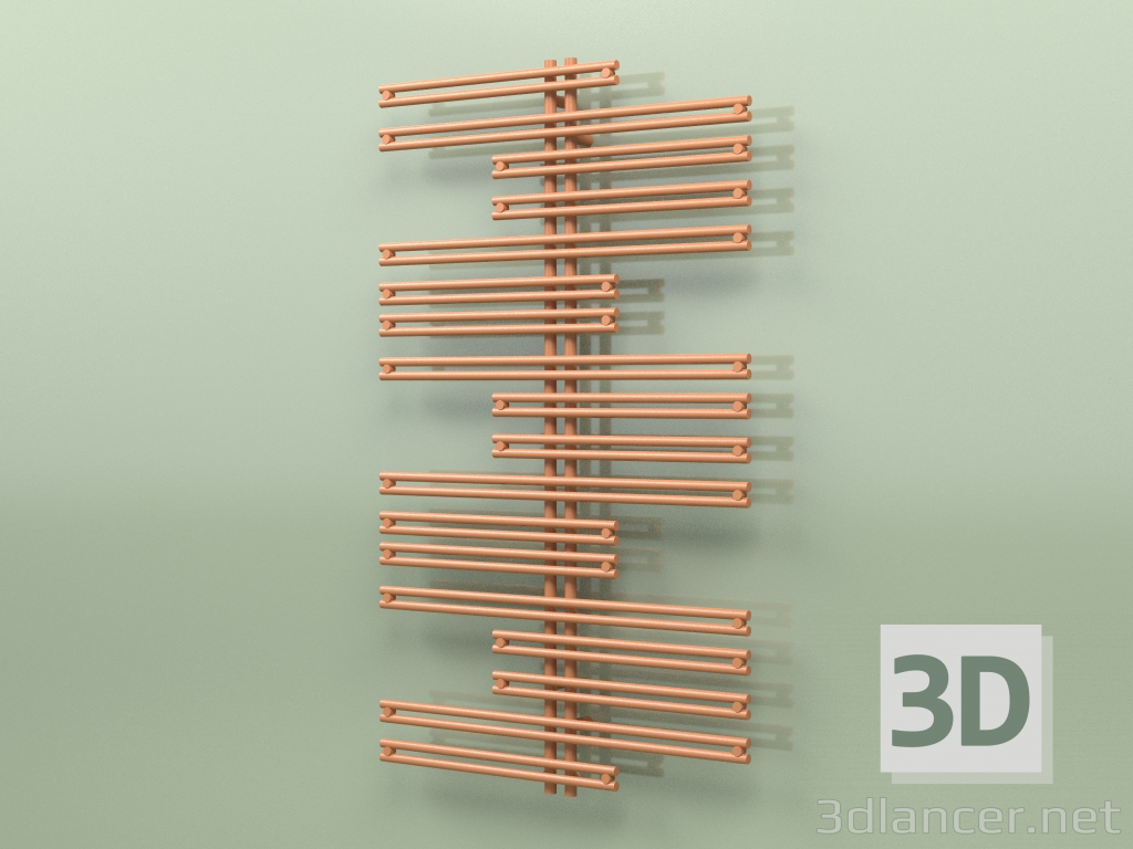 3d model Heated towel rail - Kea (1500 x 900, RAL - 8023) - preview