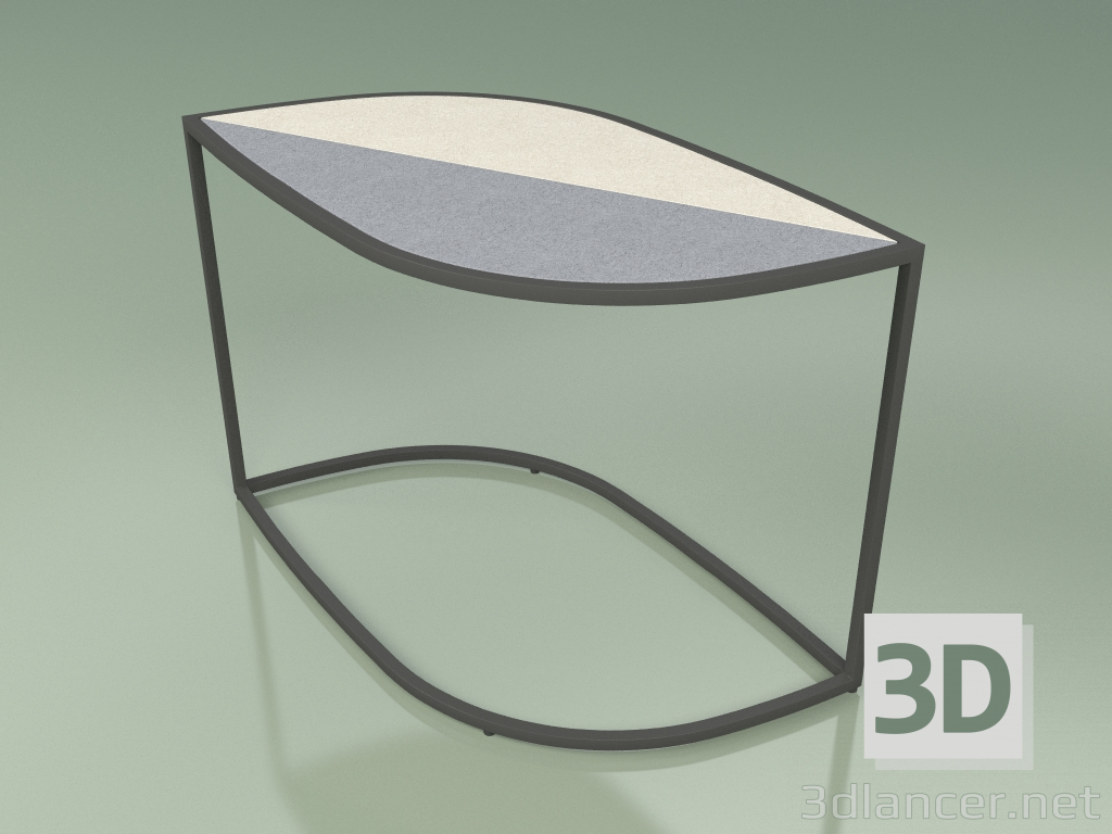 Modelo 3d Mesa lateral 001 (Gres Fog-Ivory, Metal Smoke) - preview