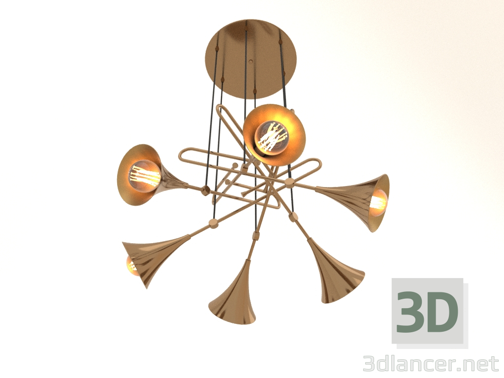 Modelo 3d Lustre suspenso (5895) - preview