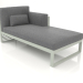 3d model Modular sofa, section 2 right, high back (Cement gray) - preview