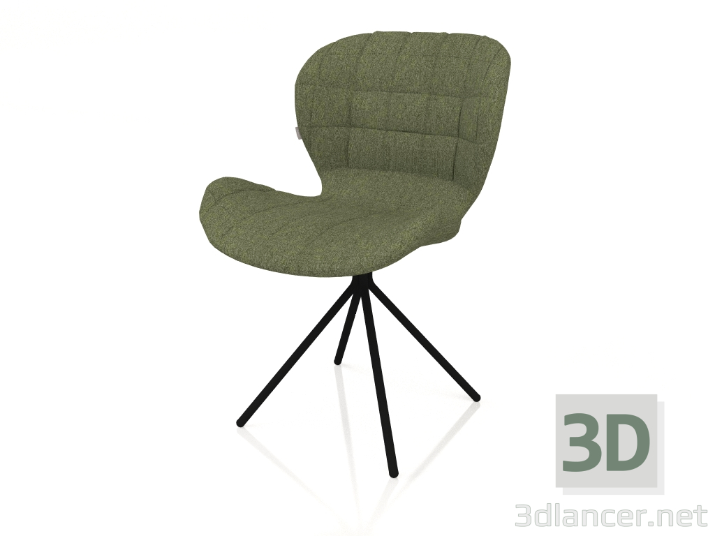 3d модель Стул OMG (Green) – превью