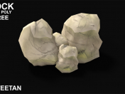 3D Rock - LOW POLY GAME Asset