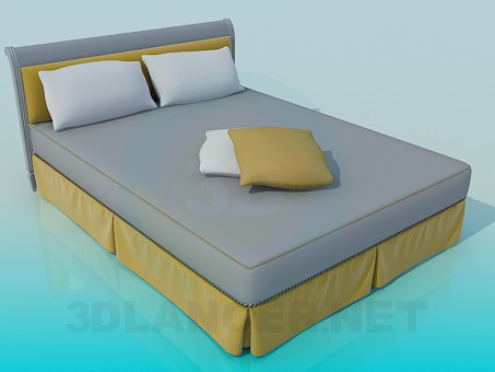 modello 3D Letto - anteprima