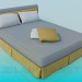 3D Modell Bett - Vorschau