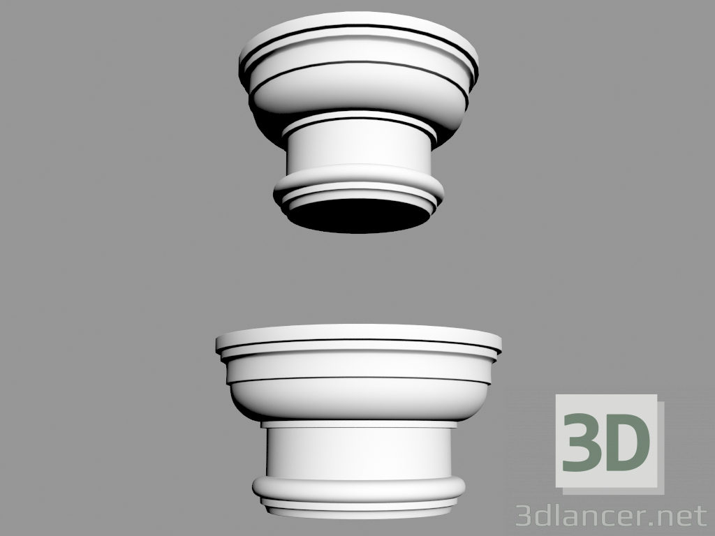 3D modeli Başkentler (KPt10,12) - önizleme