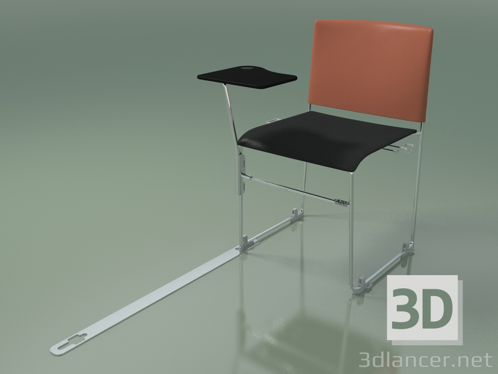 3d модель Стілець стекіруемие c аксесуарами 6600 (polypropylene Rust з другим кольором, CRO) – превью