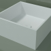 3d model Lavabo sobre encimera (01UN11101, Glacier White C01, L 36, P 36, H 16 cm) - vista previa