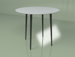 Table de cuisine Spoutnik 90 cm (gris clair)