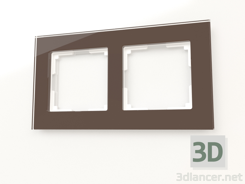 3d model Marco para 2 postes Favorit (moca, vidrio) - vista previa