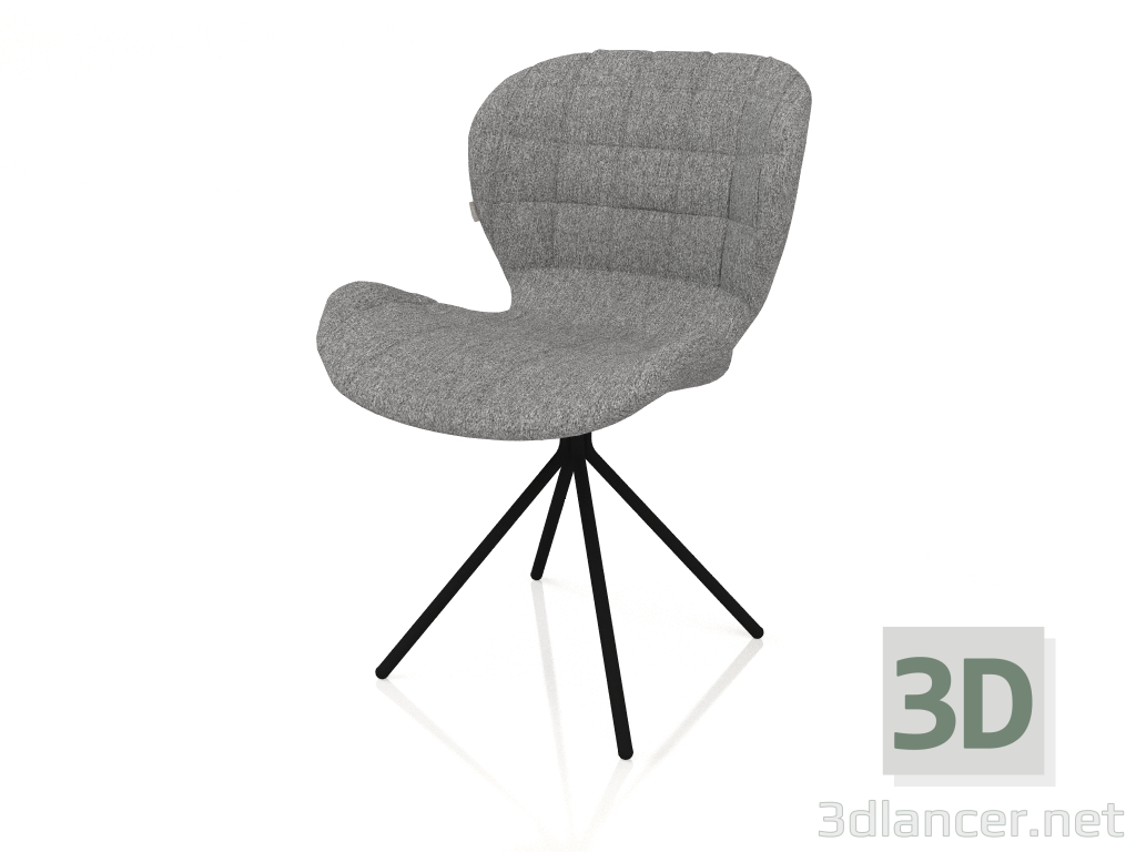 3D modeli Sandalye OMG (Açık Gri) - önizleme