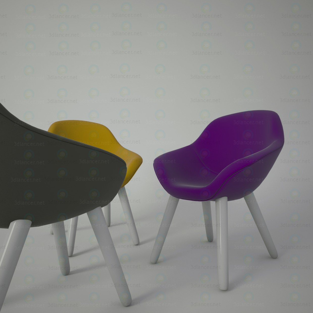 modèle 3D de Chaise acheter - rendu