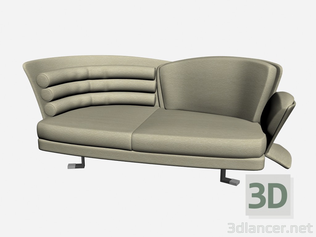 3D Modell Regency Sofa 1 - Vorschau