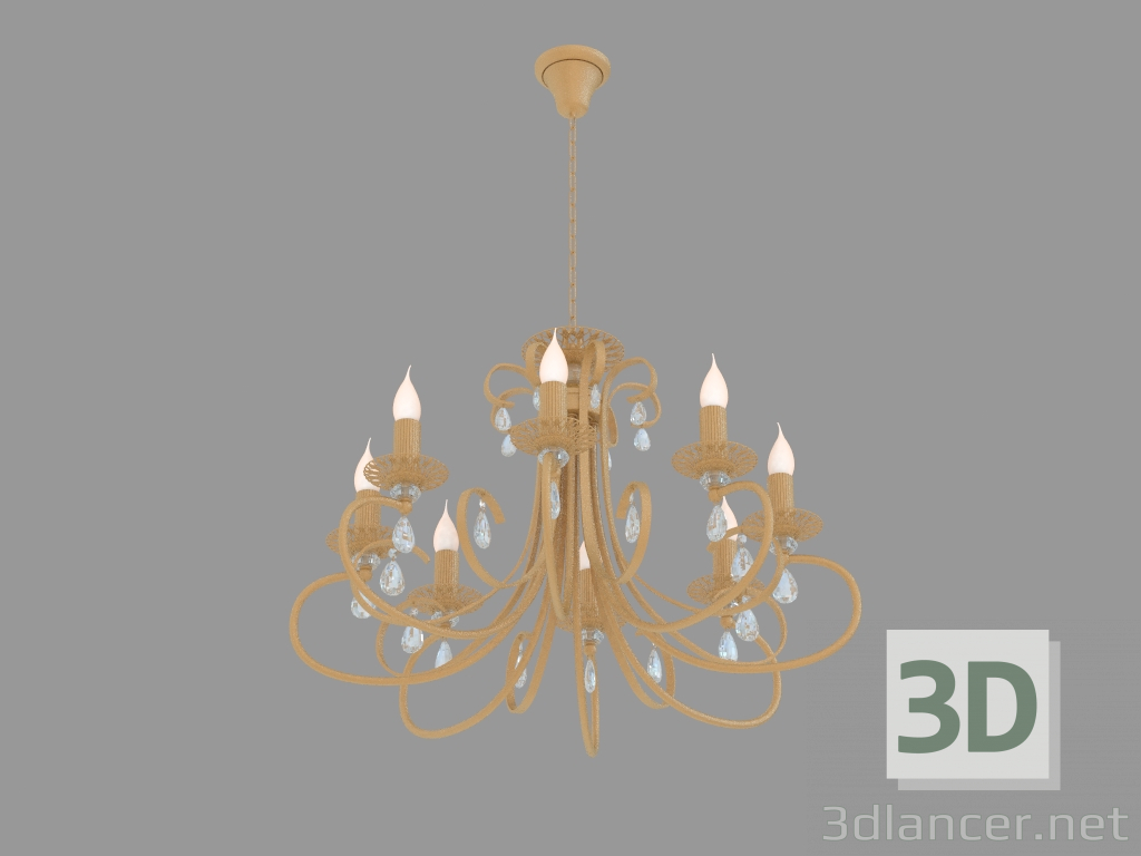 Modelo 3d Candelabro Dauphin (1221-8P) - preview