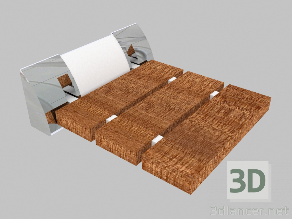 3d model Asiento plegable, plástico vital (NIV 451P) - vista previa