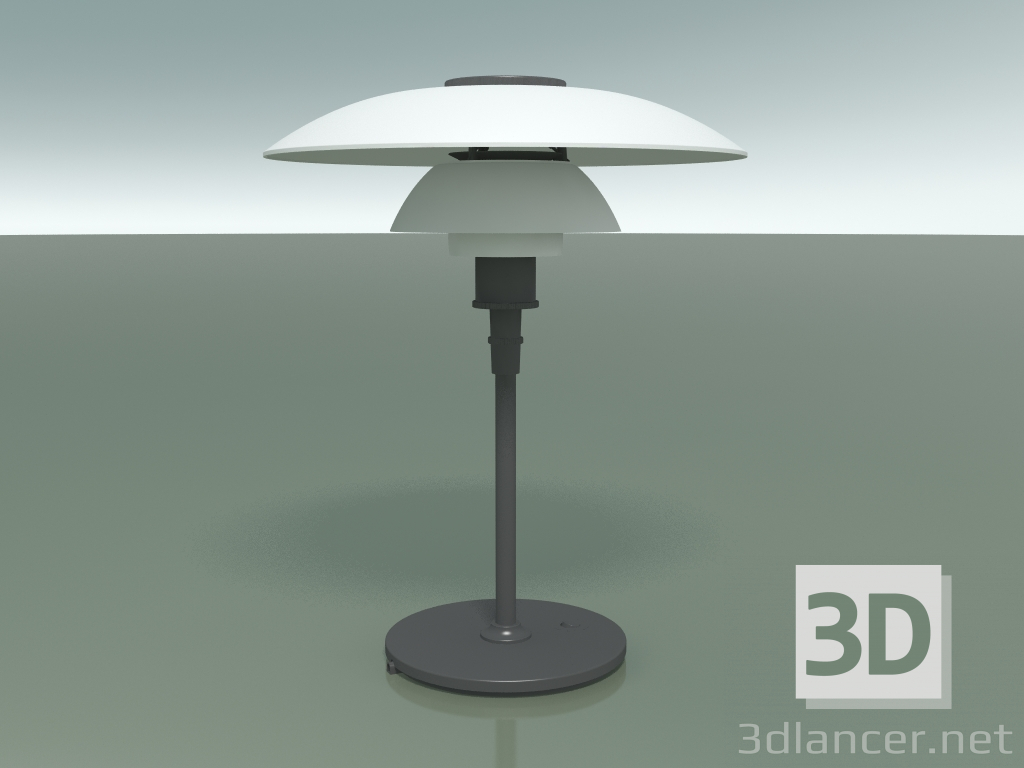 Modelo 3d Candeeiro de mesa PH 4½-3½ TABELA DE VIDRO (100W E27) - preview