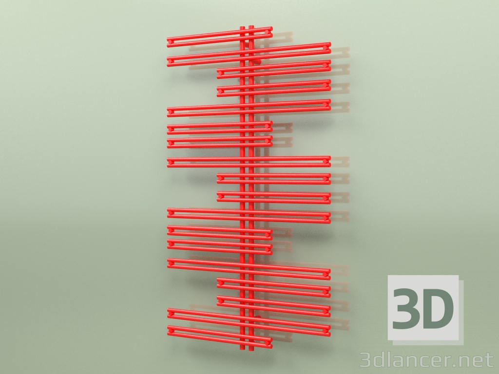 3d model Heated towel rail - Kea (1500 x 900, RAL - 3026) - preview