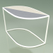 3d model Side table 001 (Gres Fog-Ivory, Metal Milk) - preview