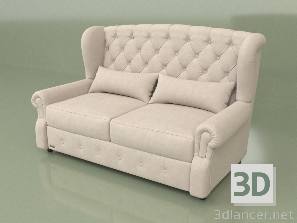 3D Modell Doppelsofa Brüssel - Vorschau