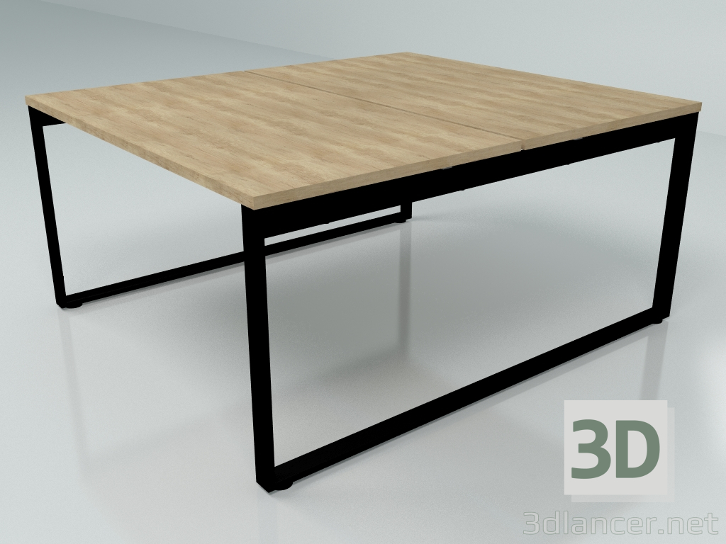 3d модель Стол рабочий Ogi Q Bench Slide BOQ33 (1400x1610) – превью