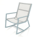 modèle 3D Rocking chair (Bleu gris) - preview