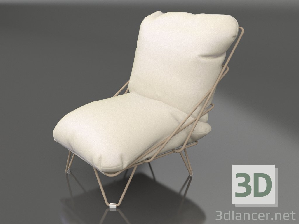 modèle 3D Chaise (Sable) - preview