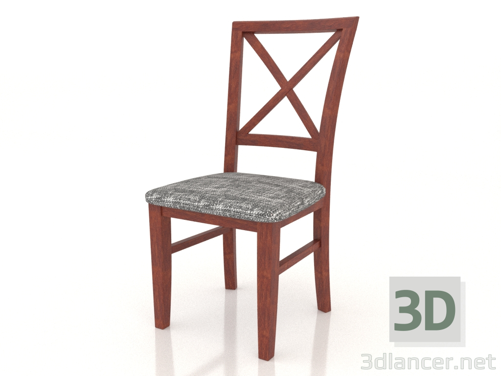 3d model Silla Malta (Coñac) - vista previa