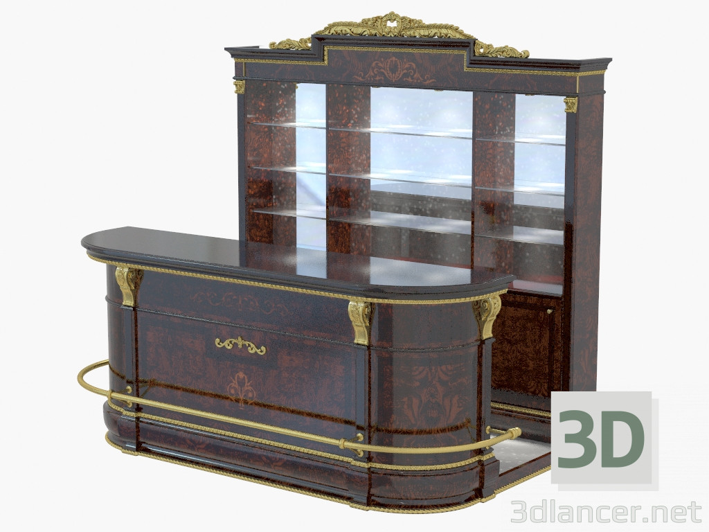 3d model Bar en estilo clásico 1650 - vista previa