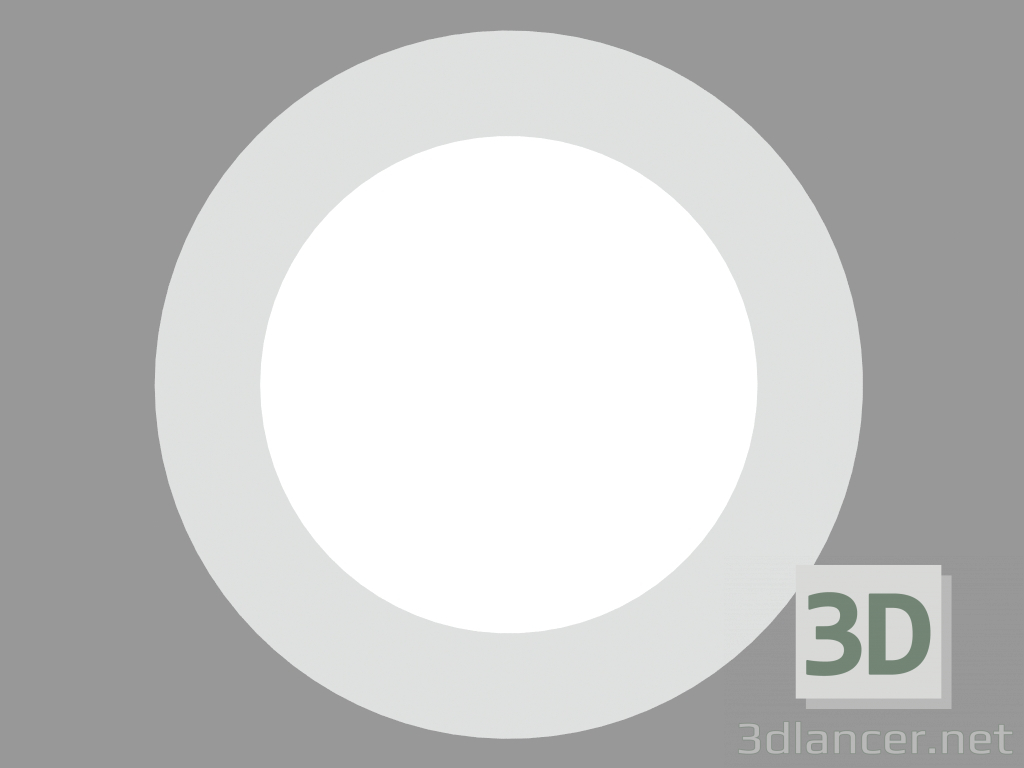 3d model Recessed downlight MEGARING h. 200mm (S4992) - preview