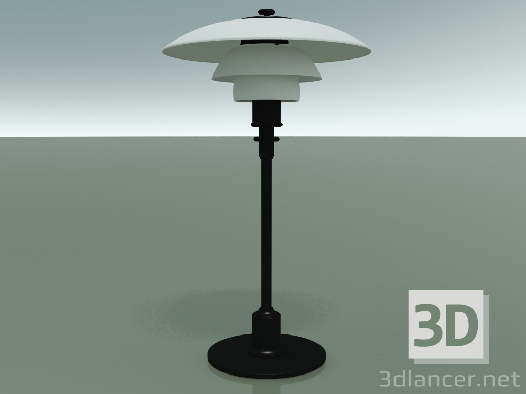 Modelo 3d Candeeiro de mesa PH 2/1 TABLE (33W QT G9, BLK) - preview