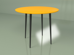 Mesa de cozinha Sputnik 90 cm (laranja)