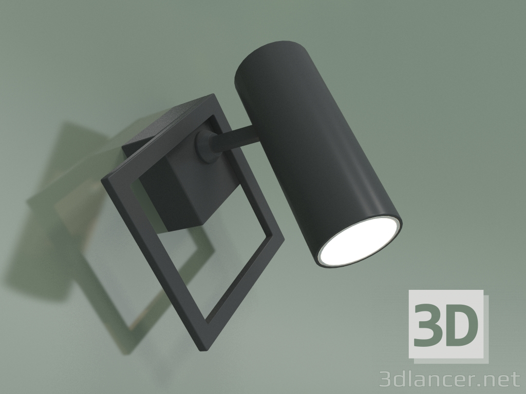 Modelo 3d Spot LED Turro 20091-1 LED (preto) - preview