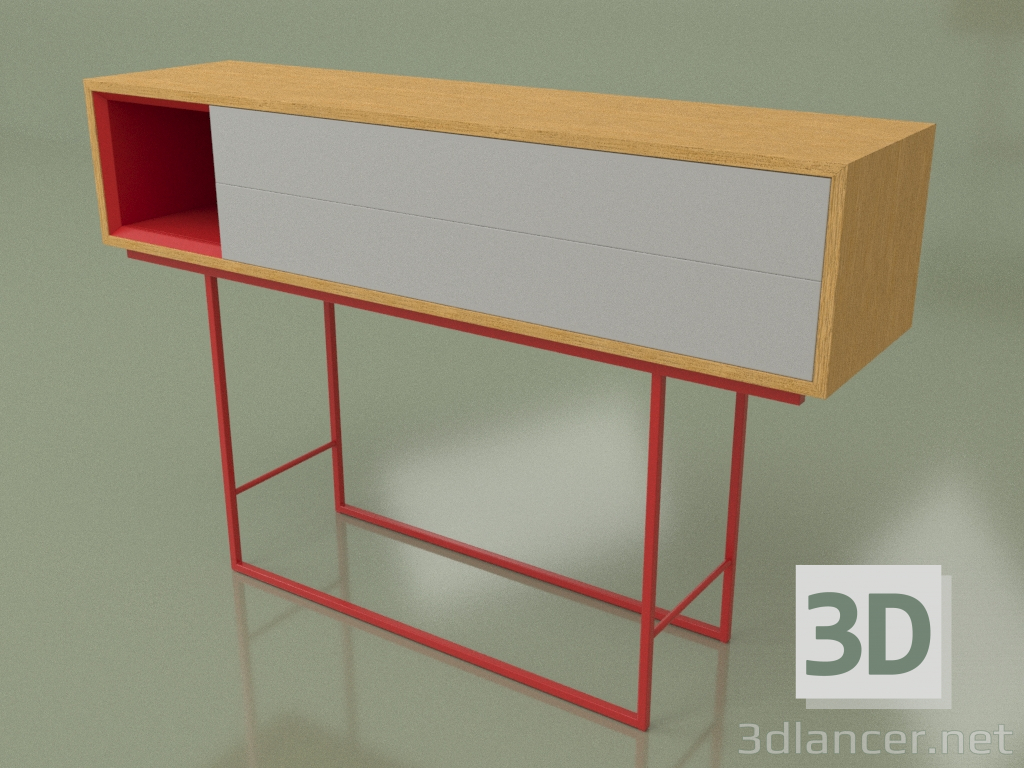 3d model Console QUADRO NEW (2) - preview