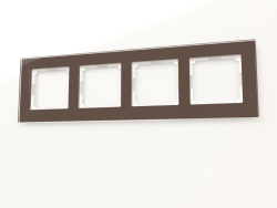 Frame for 4 posts Favorit (mocha, glass)