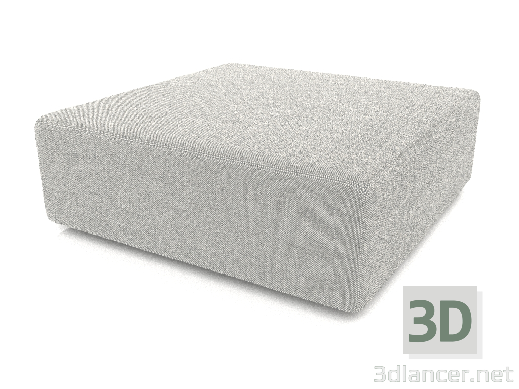 3D Modell Sofamodul-Pouf (3cm) - Vorschau