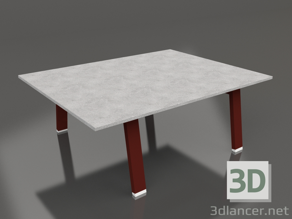 3D Modell Couchtisch 90 (Weinrot, DEKTON) - Vorschau