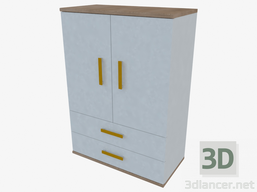 Modelo 3d Cômoda (tipo 32) - preview